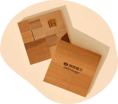 オリジナルコースター工作キットも好評販売中！